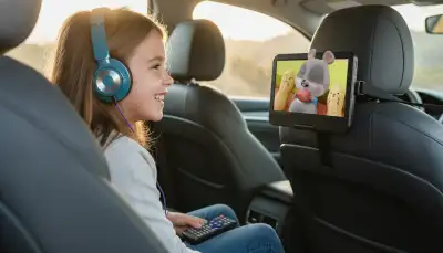 Mobiles Kino im Fahrzeug: Tragbarer DVD-Player Auto