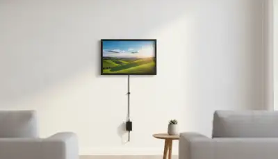Stromversorgung optimieren: Unsichtbare Kabel für digitale Rahmen