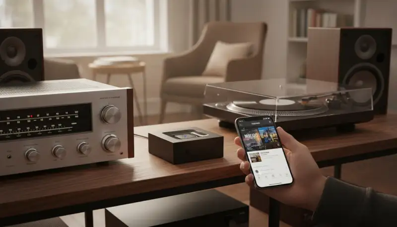 Alte Anlage, Neuer Sound: Bluetooth Adapter