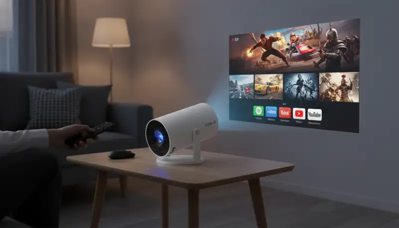 Dein mobiles 4K-Kino für überall: Der neue Mini Beamer mit WiFi 6 und Android TV
