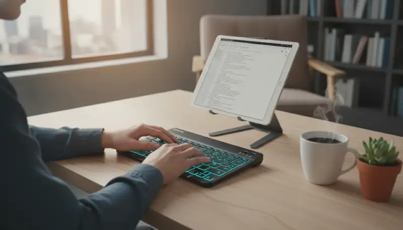 Produktiver Tippen: Beleuchtete Tablet-Tastaturen