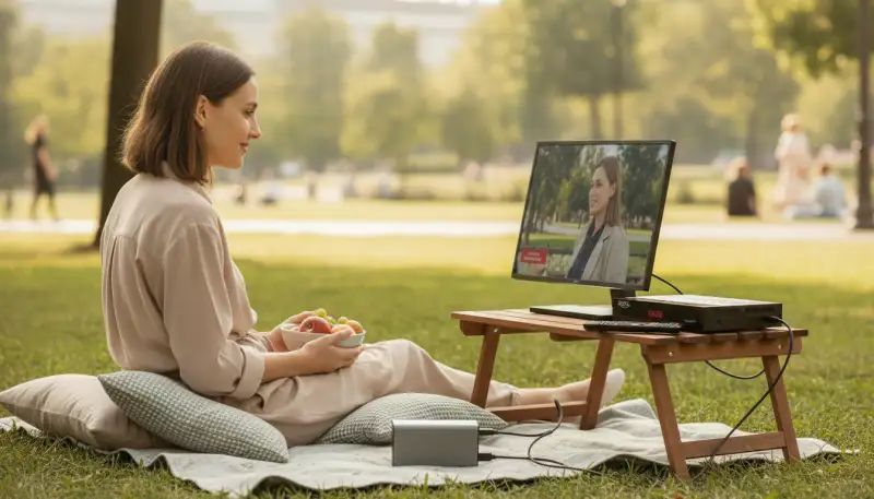 Unterwegs aufnehmen: Mobiler PVR Receiver